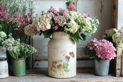 Marché des Fleurs flower market bouqet IOD Transfer 12x16 Pad