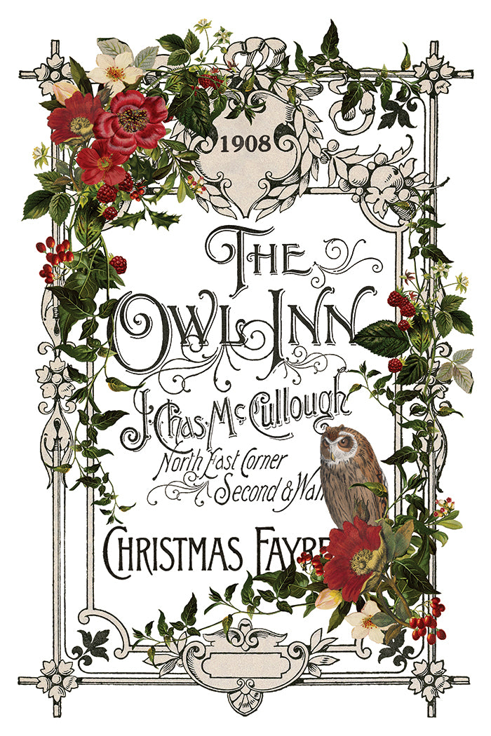 Stag Tavern IOD Transfer Pad 8x12 | English Hunt Club Holiday Style | Seasonal Home Decor | DIY Décor