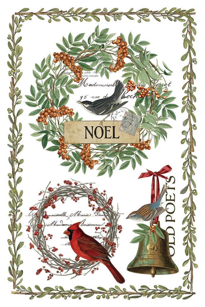 Winter's Calling IOD Transfer Pad 8x12 | English Hunt Club Holiday Style | Seasonal Home Decor | DIY Décor (Copy)