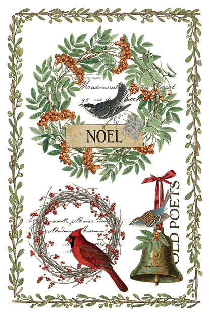 Winter's Calling IOD Transfer Pad 8x12 | English Hunt Club Holiday Style | Seasonal Home Decor | DIY Décor (Copy)