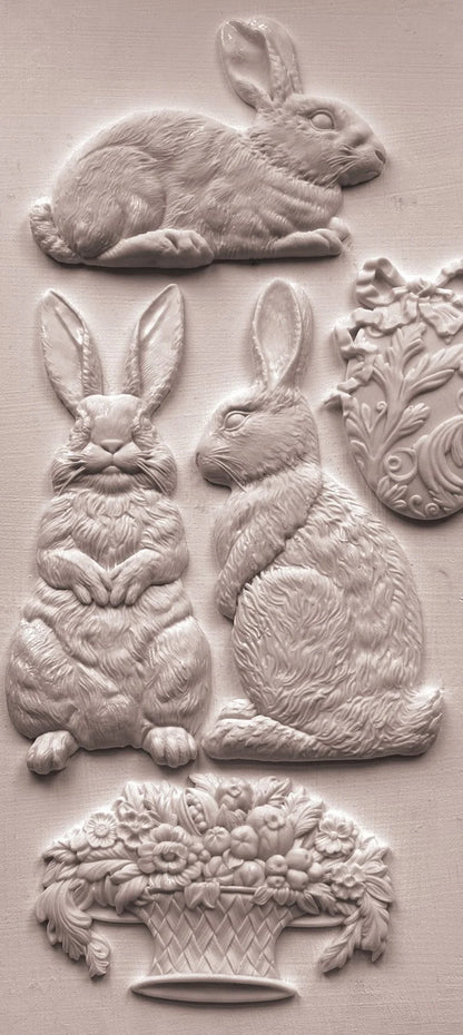 Les Lapins mold rabbit bunny mold