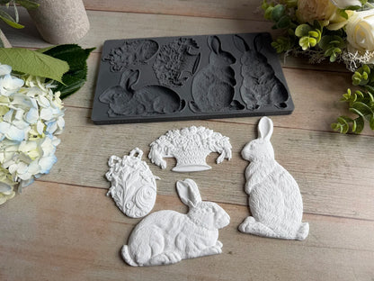 Les Lapins mold rabbit bunny mold