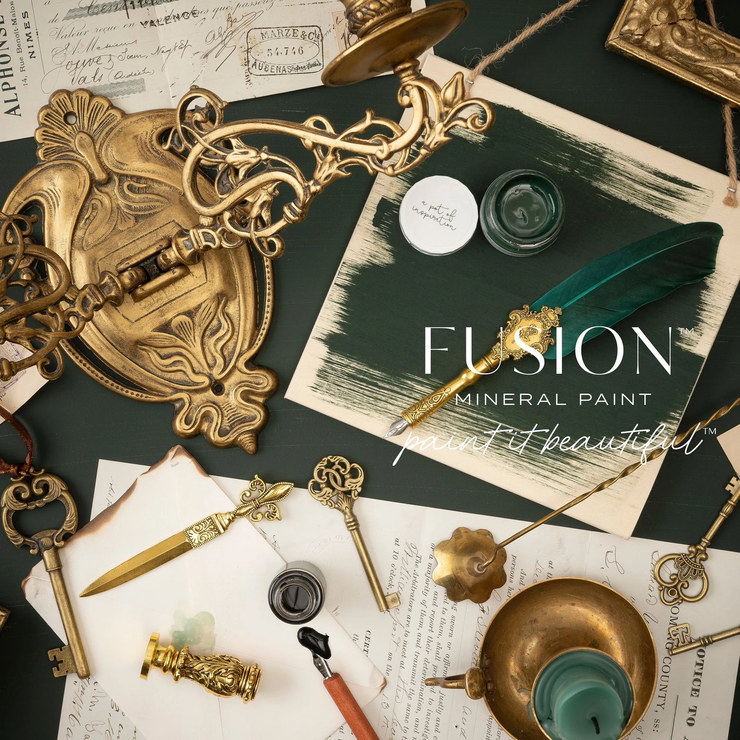 Manor Green - Fusion Mineral Paint - All in one paint