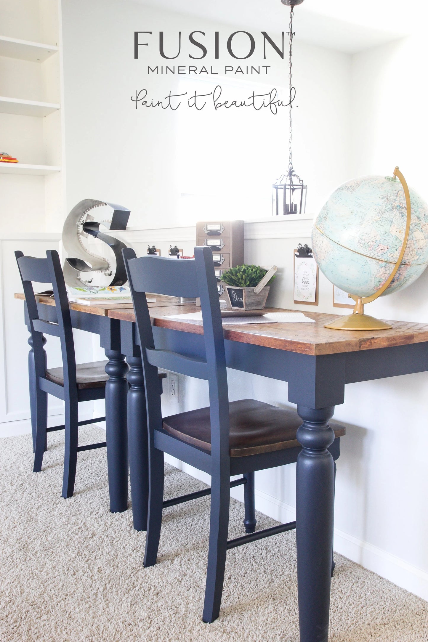 Midnight Blue - Fusion Mineral Paint - All in one paint