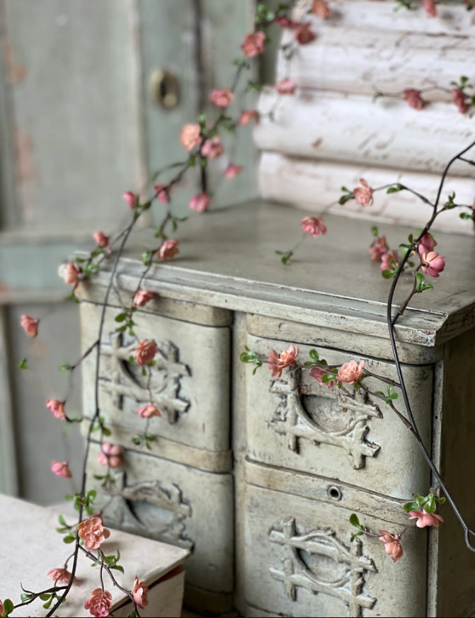 Quince Blooms Garland | 6' | pink floral home decor