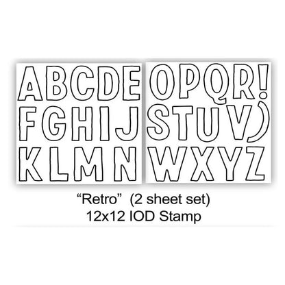 RETRO 12×12 IOD STAMP