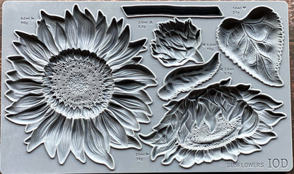 SUNFLOWERS 6X10 IOD MOULDS
