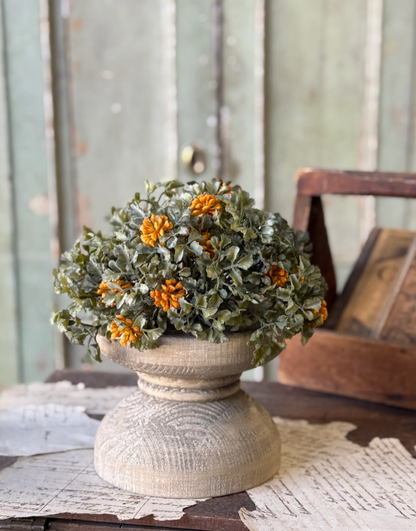Glenmere Berry Half Sphere | 8" | faux floral home decor