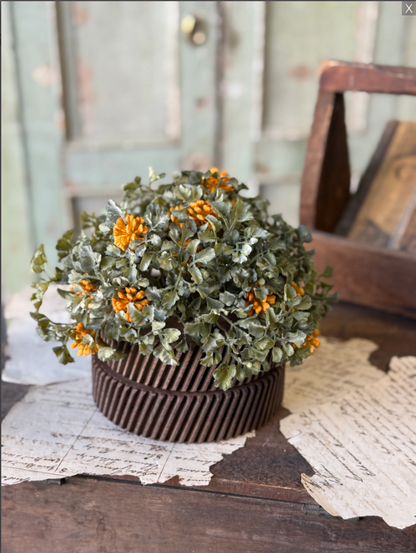 Glenmere Berry Half Sphere | 8" | faux floral home decor
