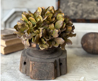 Sepia Groves Half Sphere | 7.5"