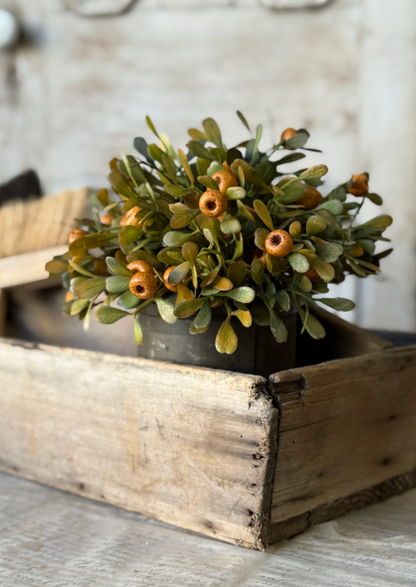 October Epilogue Half Sphere | 11" | Faux fall floral