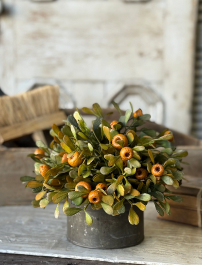 October Epilogue Half Sphere | 11" | Faux fall floral