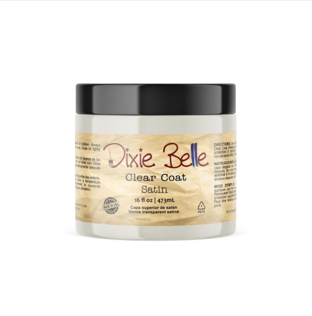 Dixie Belle Clear Coat -  SATIN - 8oz
