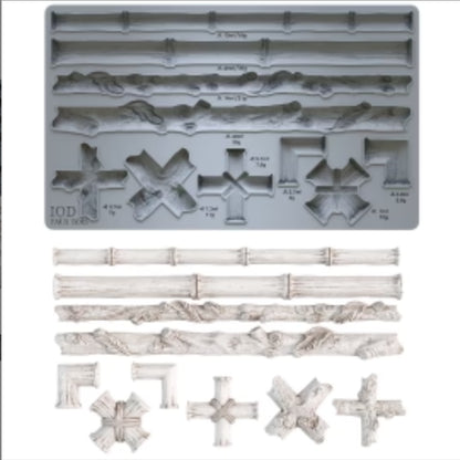 FAUX BOIS 6X10 IOD MOULD