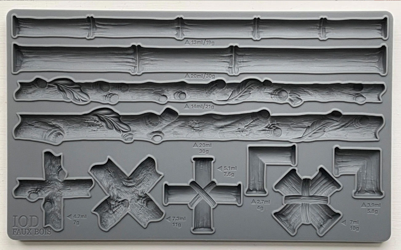 FAUX BOIS 6X10 IOD MOULD