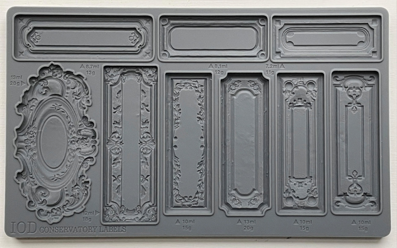 Conservatory Labels 6X10 IOD Mould