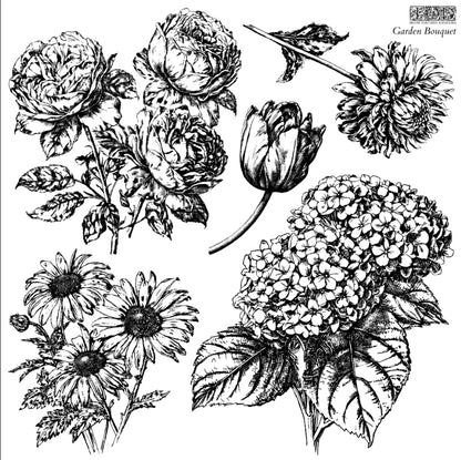 Garden Bouquet Stamp, 12”x12”, Single Sheet