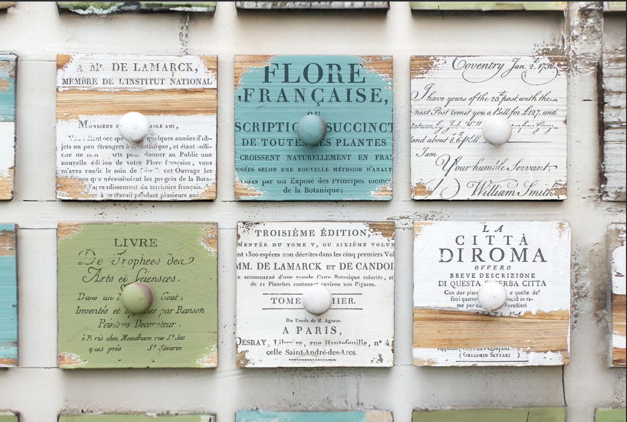 Ephemeral Type IOD Stamp, 12”x12”, Single Sheet