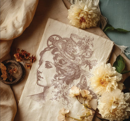 Charlotte Stamp, 12”x12”, IOD Single Sheet