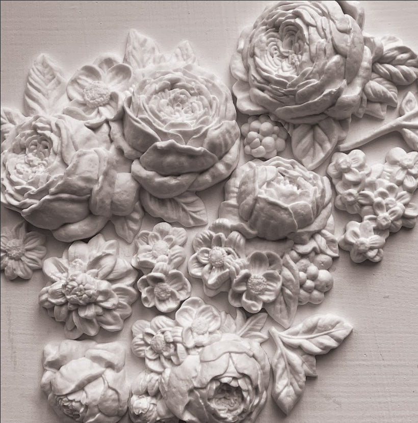 Felicite Mould, IOD 5”x7” flower mold