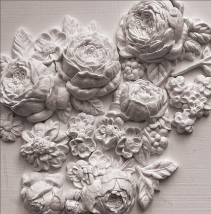 Felicite Mould, IOD 5”x7” flower mold