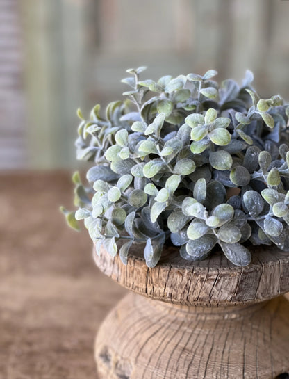 Pebble Eucalyptus Half Sphere | 8 inch | Faux Floral Home Decor