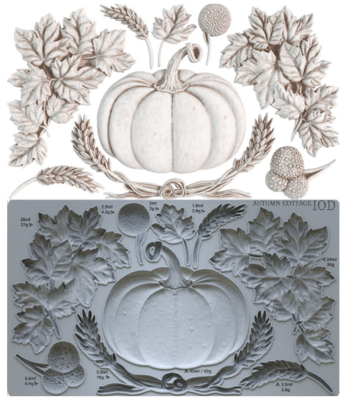 IOD Autumn Bundle • Seed Catalog Transfer + Autumn Cottage Mould • Save $20