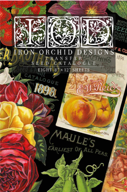 IOD Autumn Bundle • Seed Catalog Transfer + Autumn Cottage Mould • Save $20