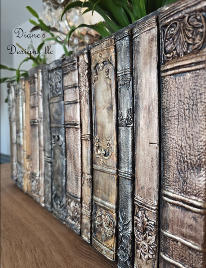Bookish 6x10 IOD  Mould I Book spines