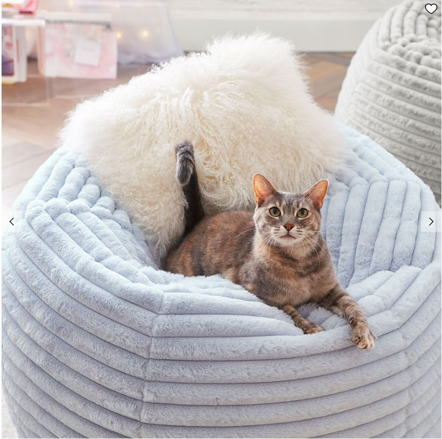 Pottery Barn Teen Blue bean bag cover only NWT