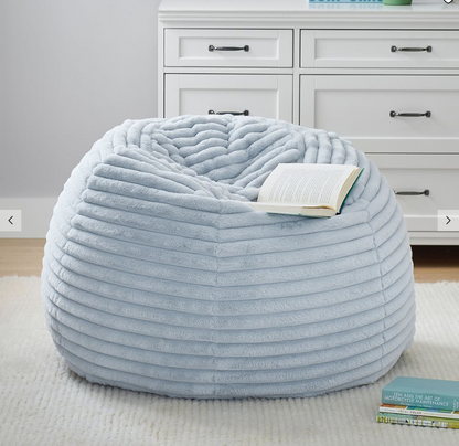 Pottery Barn Teen Blue bean bag cover only NWT