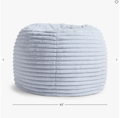 Pottery Barn Teen Blue bean bag cover only NWT