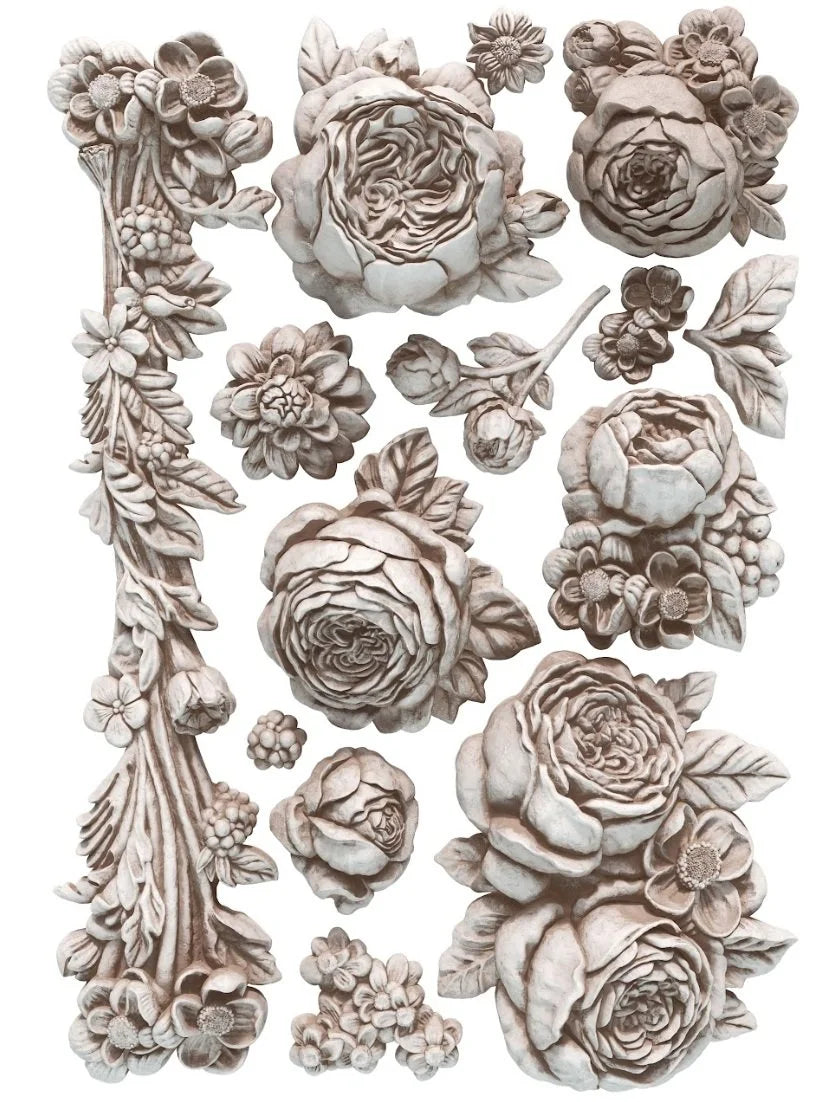 Felicite Mould, IOD 5”x7” flower mold