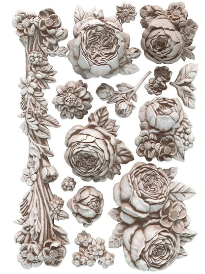 Felicite Mould, IOD 5”x7” flower mold