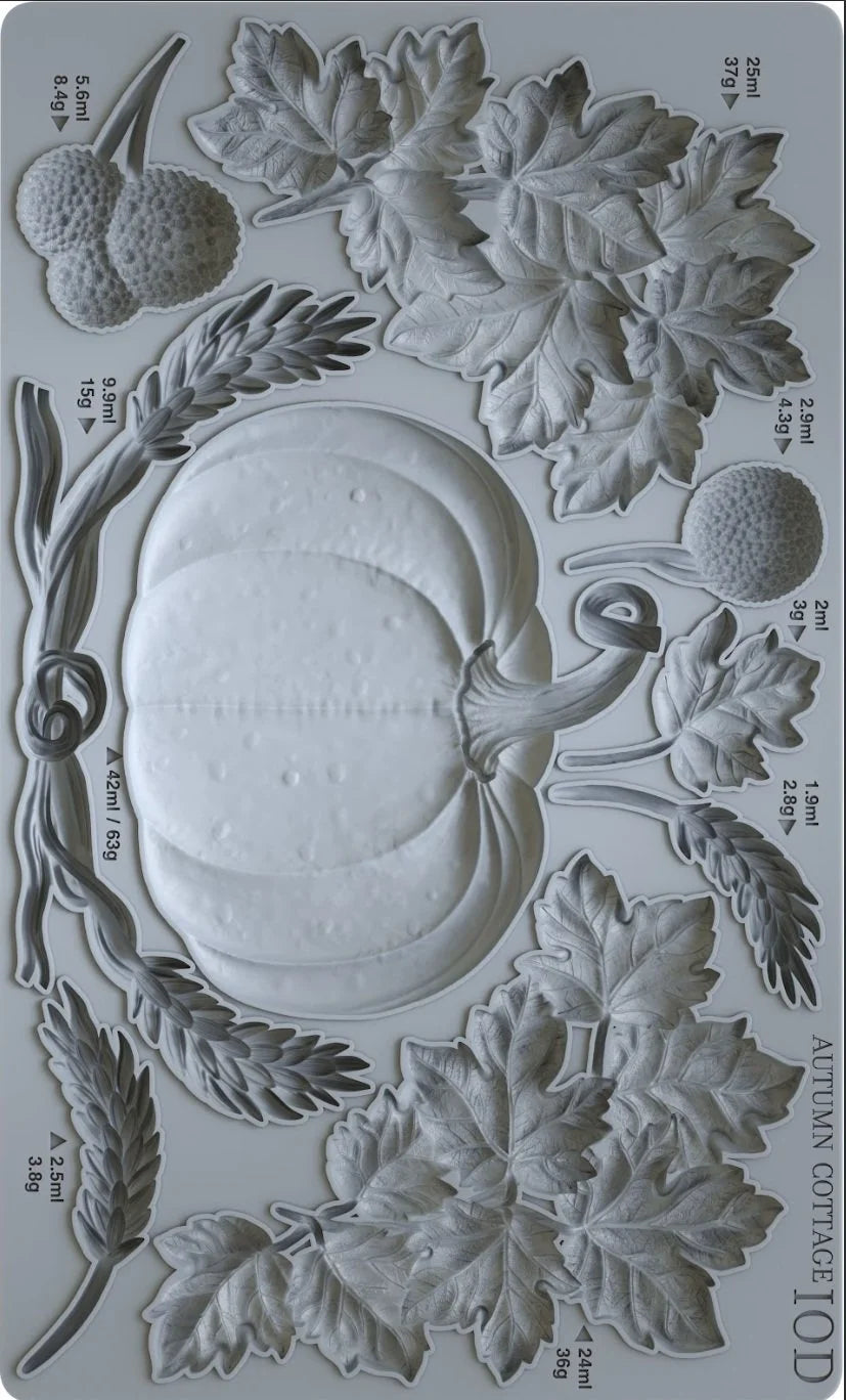 Autumn Cottage IOD Mould Holiday Collection