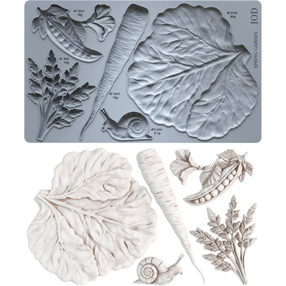 Spring Garden mould I cabbage leaf and carrot mold