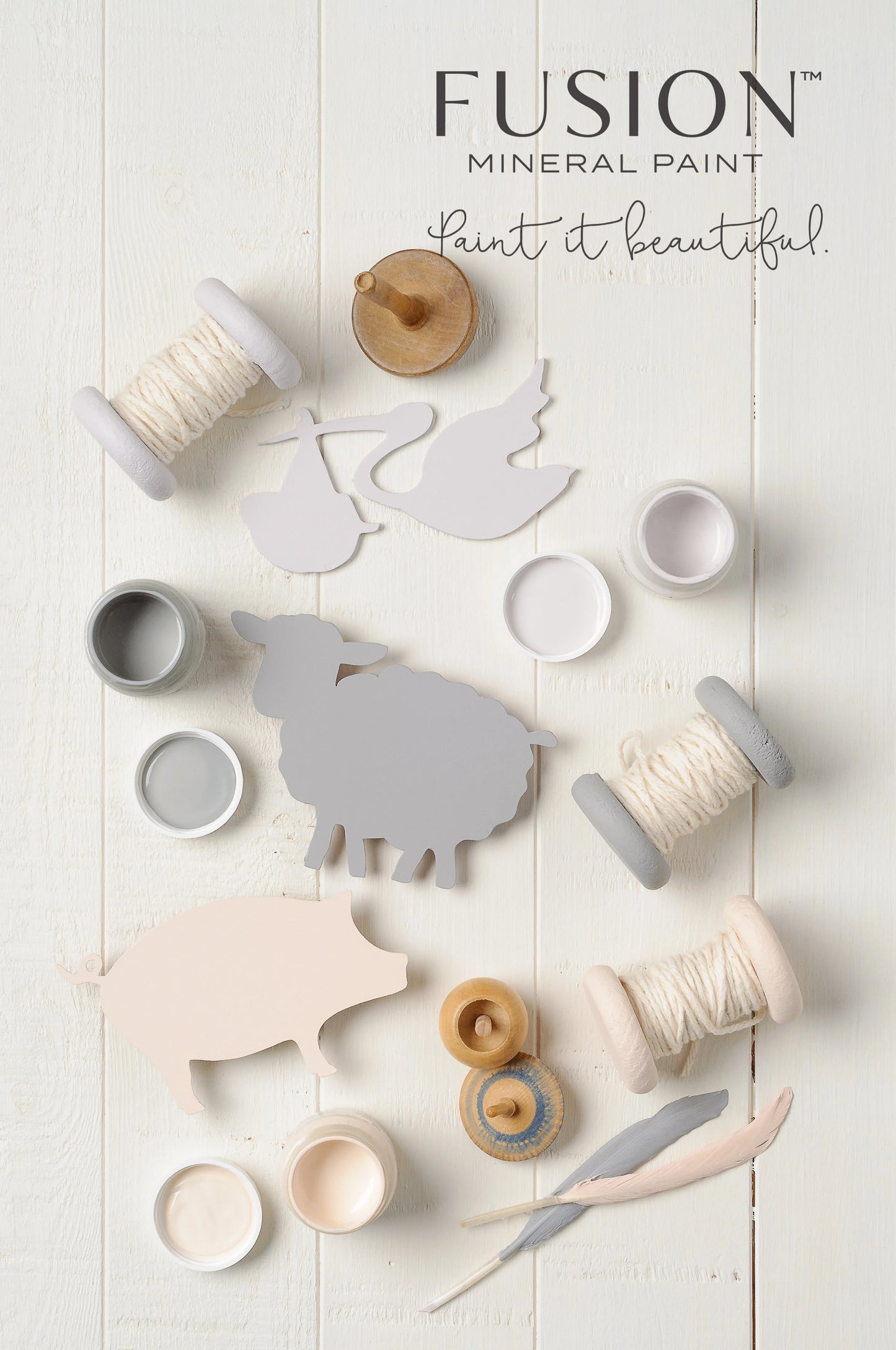 Little Lamb- Fusion Mineral Paint - All in one paint