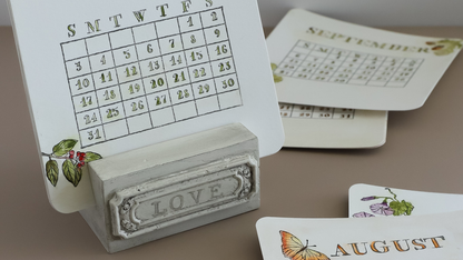 A Timely Tale Stamp | 6” x 6” | Four Sheet Boxed Set Holiday Collection