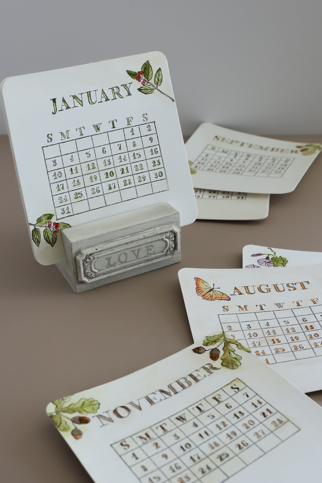 A Timely Tale Stamp | 6” x 6” | Four Sheet Boxed Set Holiday Collection