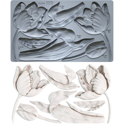Tulips flower mold