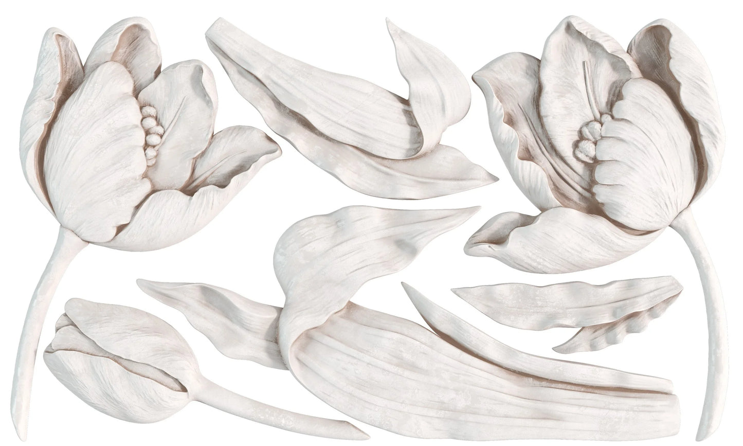 Tulips flower mold