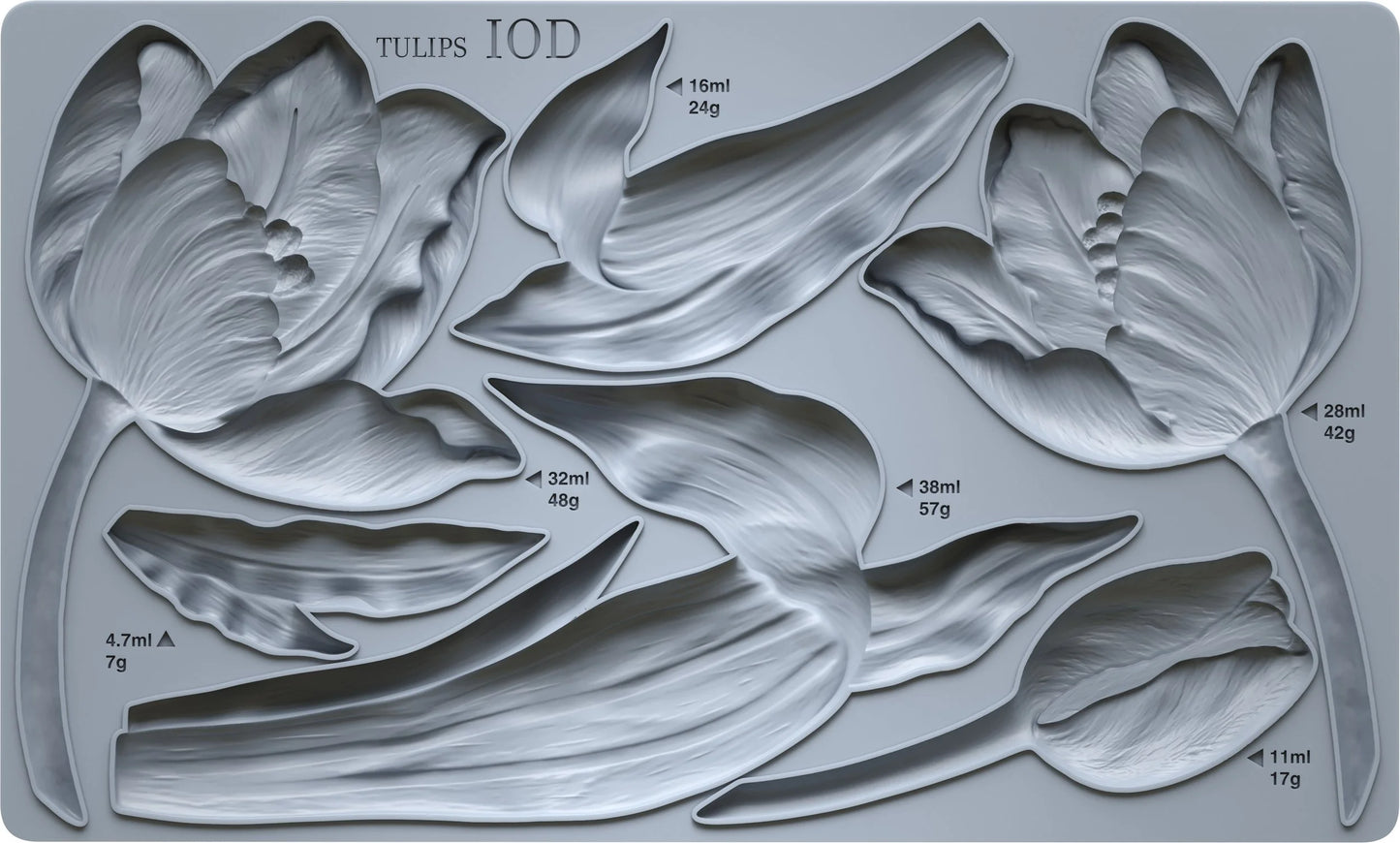 Tulips flower mold