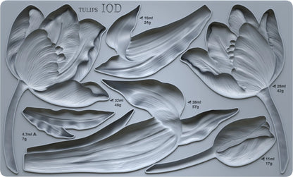 Tulips flower mold