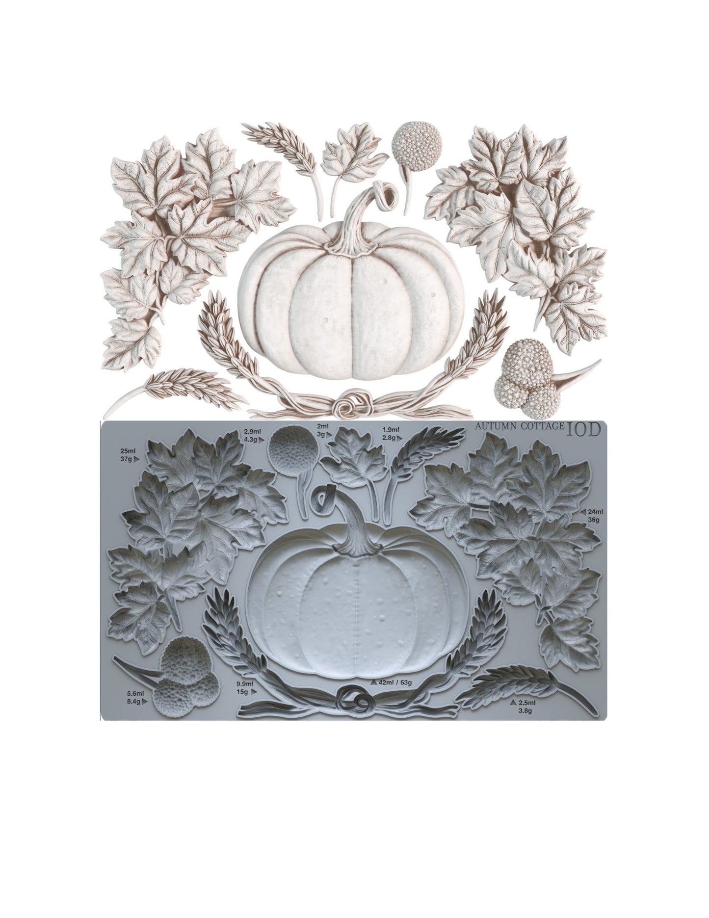 Autumn Cottage IOD Mould Holiday Collection