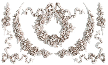 Wreath and Swags IOD mould