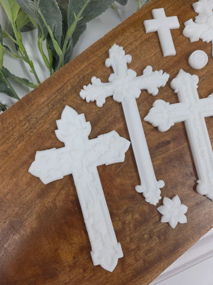 Les Croix Cross resin casting