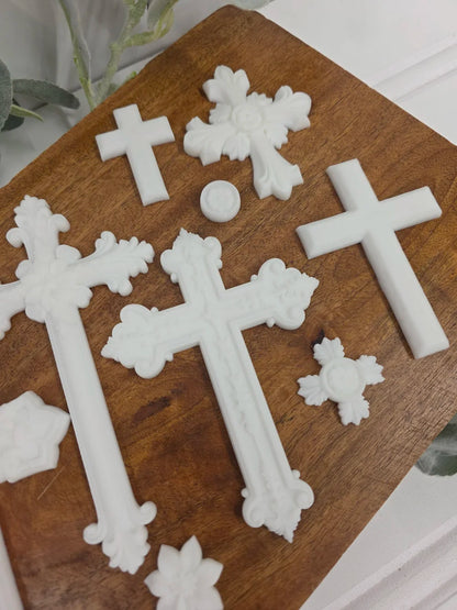 Les Croix Cross resin casting