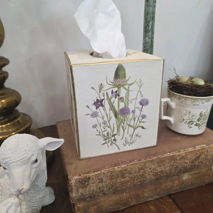 Blank Paper Mache Tissue Box Cover - 5" L X 5" W X 5-1/2" H