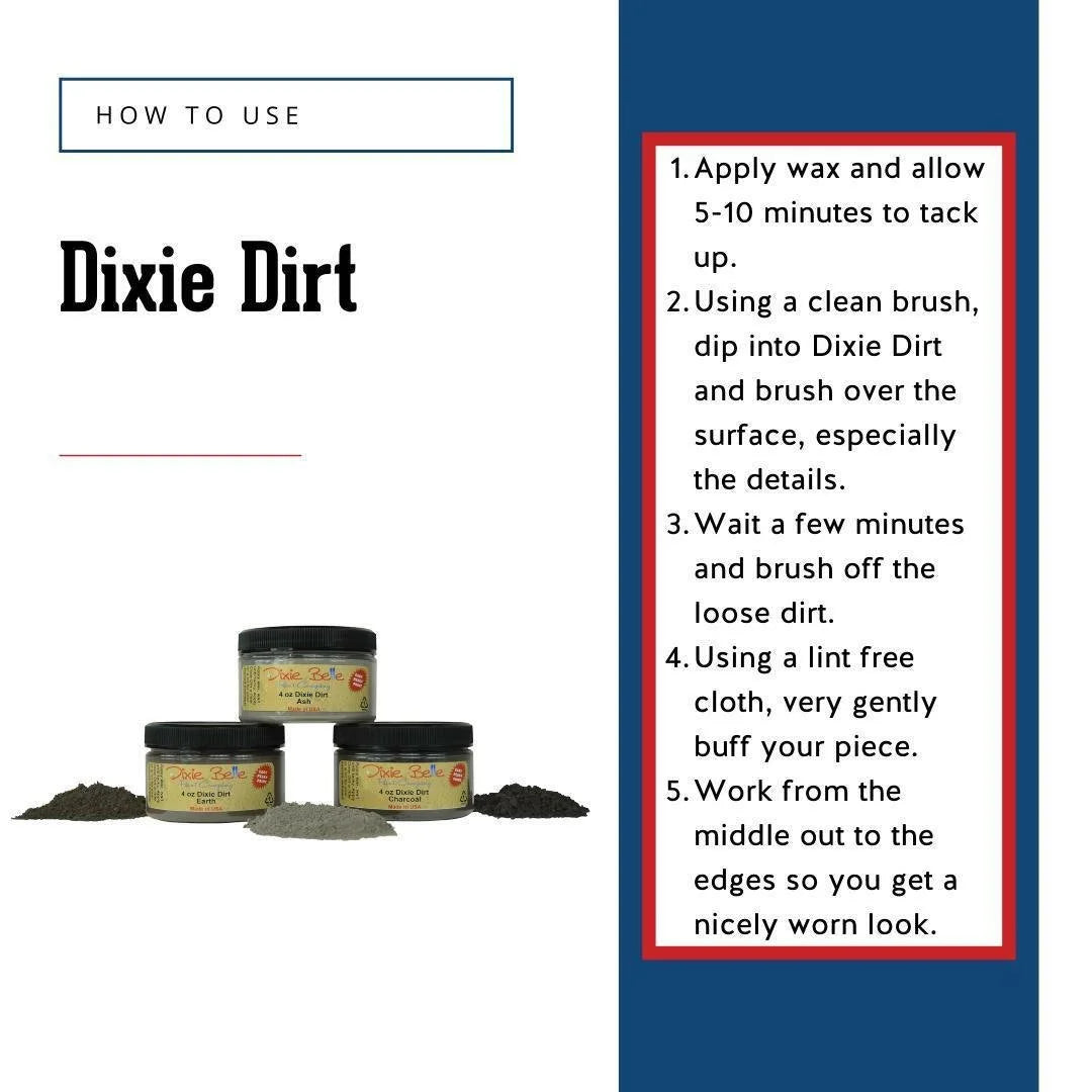 Dixie Dirt by Dixie Belle 4oz -Brown, Gray, Black