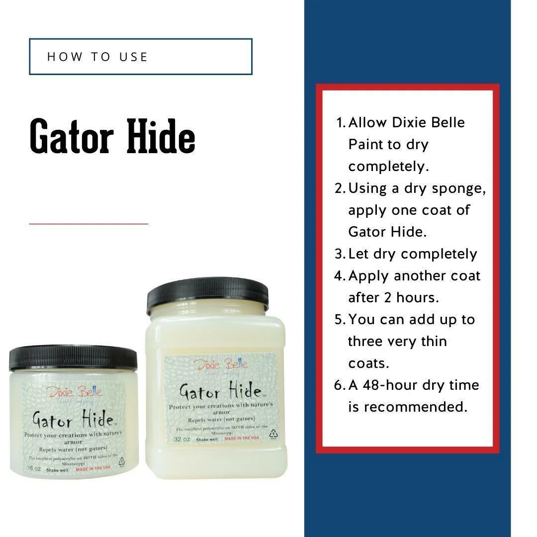 Gator Hide - top coat sealer - 8oz - water repellant